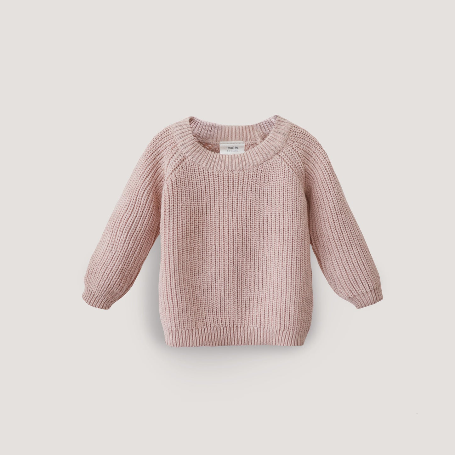 Mushie Organic Cotton Baby Chunky Knit Sweater