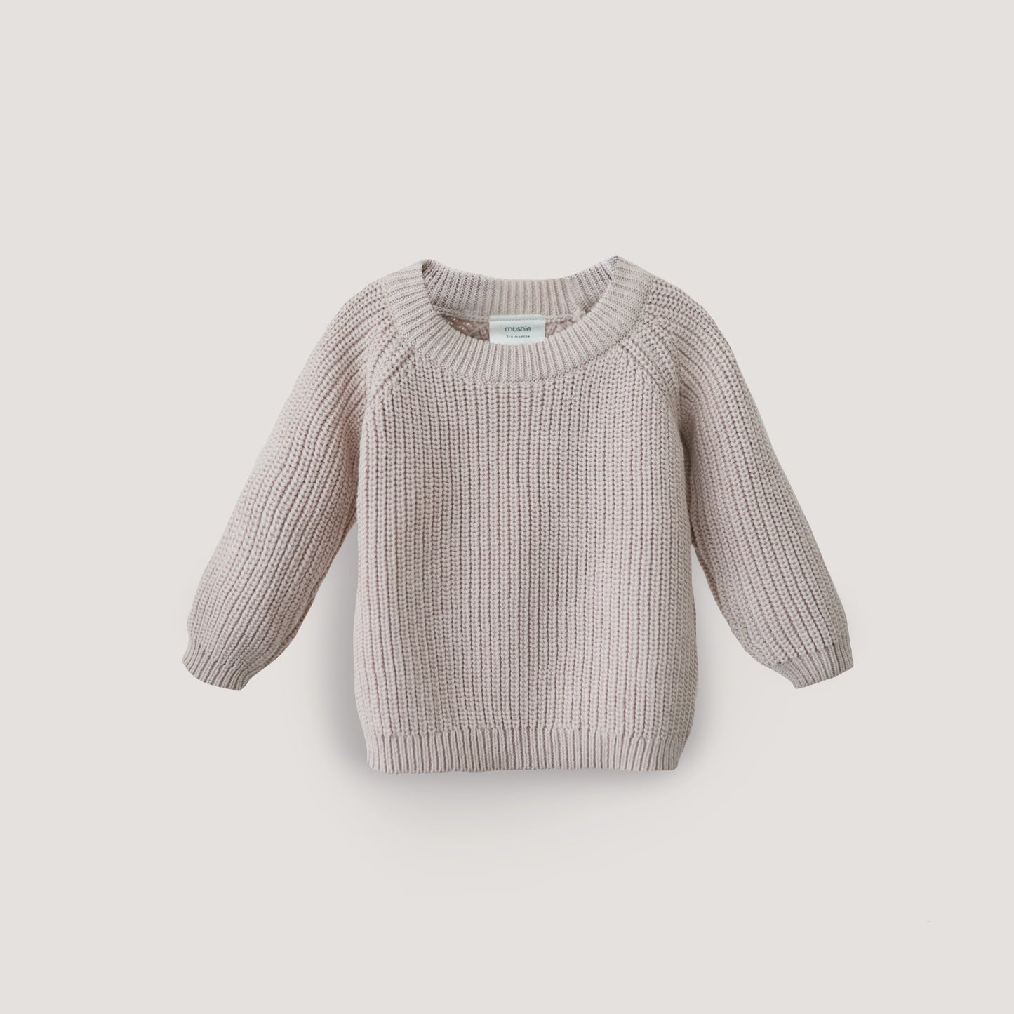 Mushie Organic Cotton Baby Chunky Knit Sweater