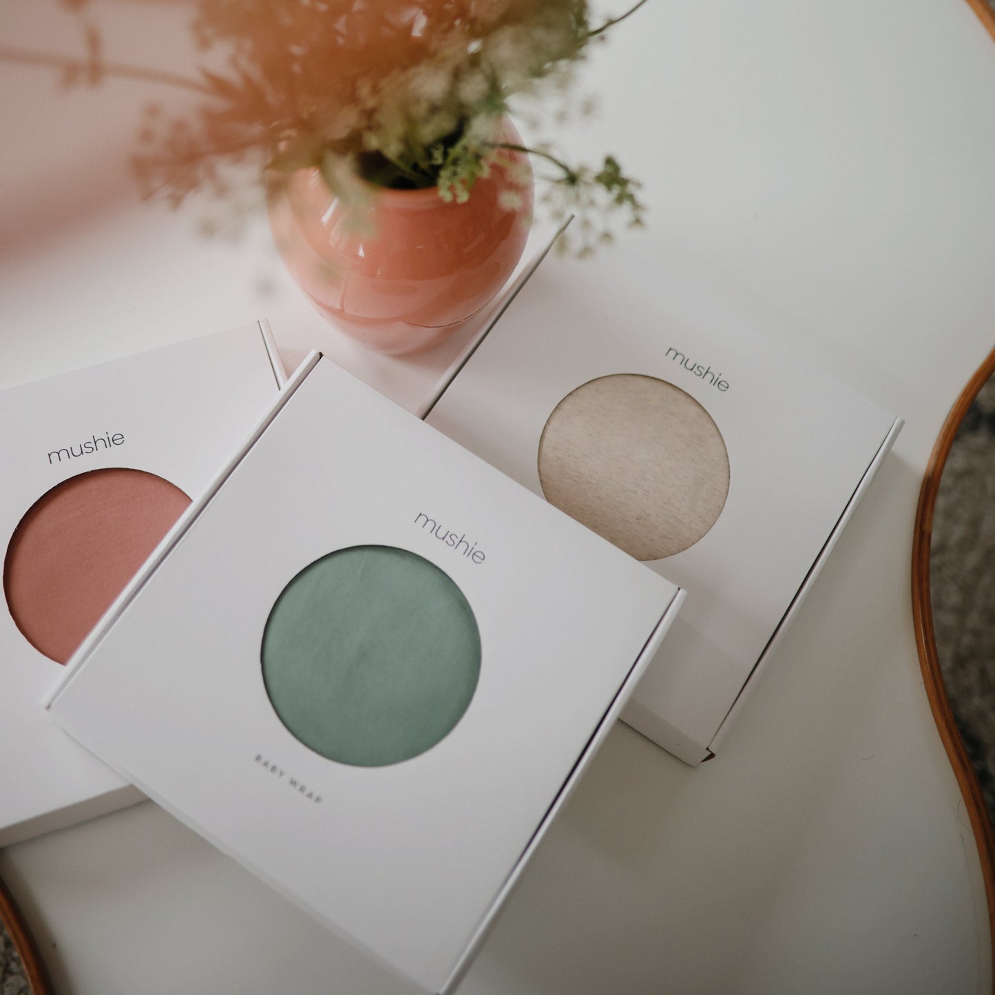 Mushie Organic Cotton Baby Wrap