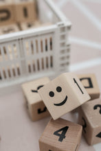 Load image into Gallery viewer, Wooden Math Blocks in Black - Wood
