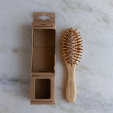 Load image into Gallery viewer, Mini Bamboo Hair Brush - Zero Waste Hair Brush, 100% Bamboo, Plastic Free, Compostable
