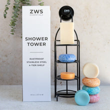 Load image into Gallery viewer, Shower Tower - Self Draining Bar Soap Holder, Bar Soap Holder For Shower Wall
