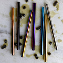 Load image into Gallery viewer, Stainless Steel Straw - Straight, Bent, or Boba Style
