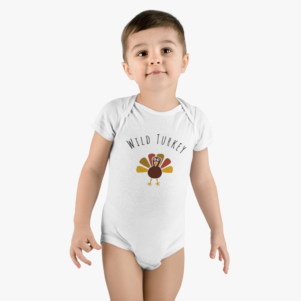 Wild Turkey Organic Baby Onesie