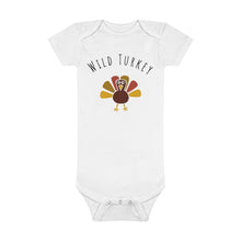 Load image into Gallery viewer, Wild Turkey Organic Baby Onesie
