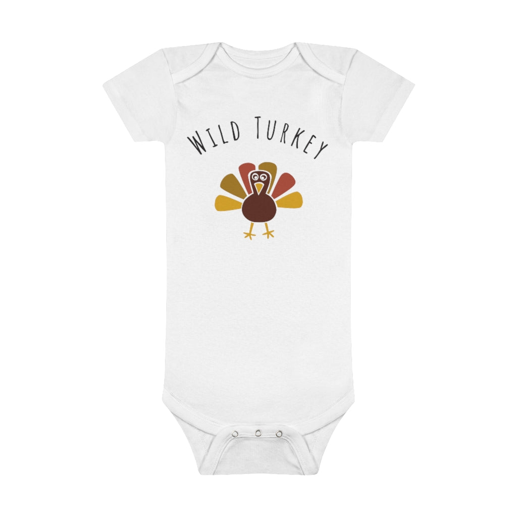 Wild Turkey Organic Baby Onesie