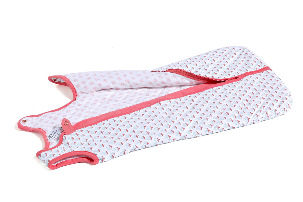 Malabar Organic Cotton Quilted Baby and Toddler Wearable Sleep Bag | Miami