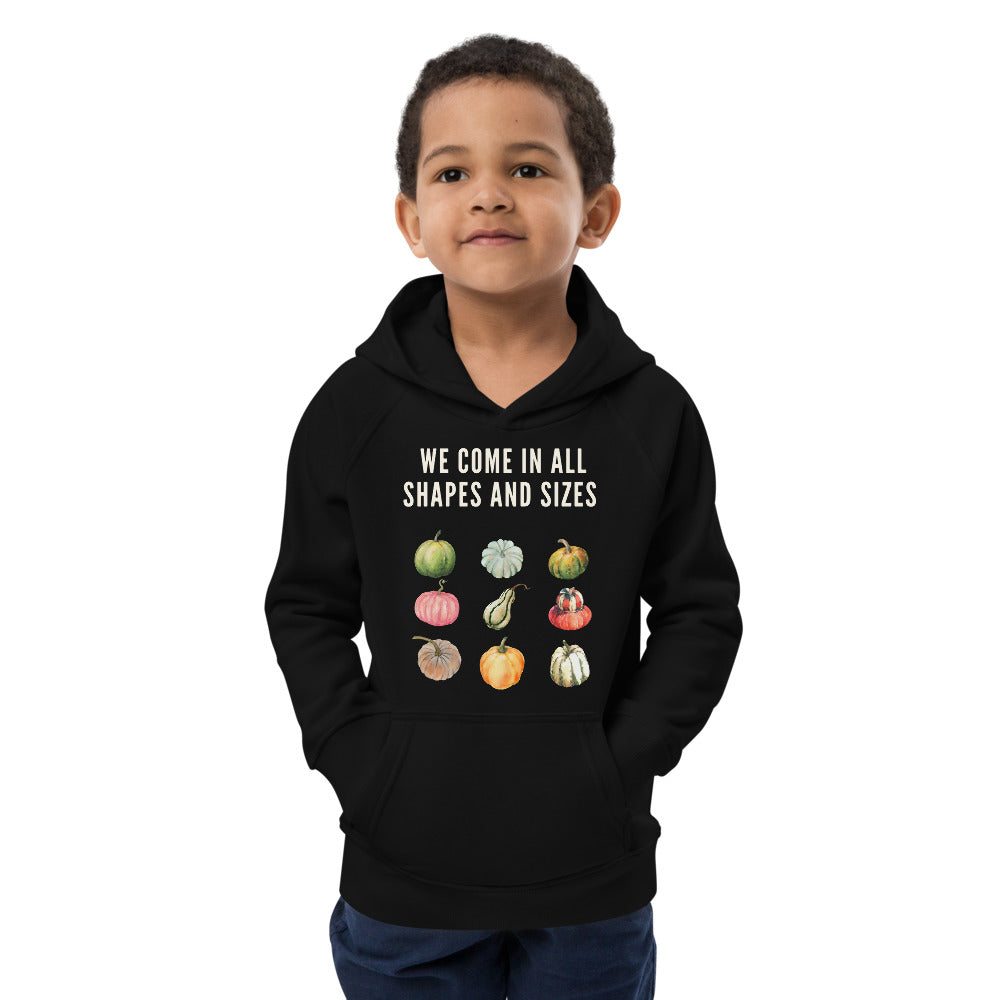 Eco-Friendly Organic Cotton Kids’ Hoodie – Fall Pumpkins Design | Soft & Comfy