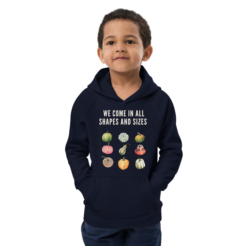 Eco-Friendly Organic Cotton Kids’ Hoodie – Fall Pumpkins Design | Soft & Comfy
