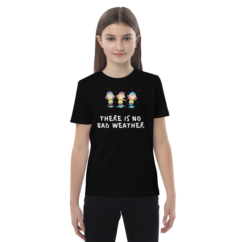 No Bad Weather Fall Organic Kids T-shirt