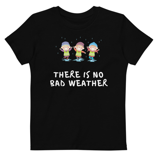 No Bad Weather Fall Organic Kids T-shirt