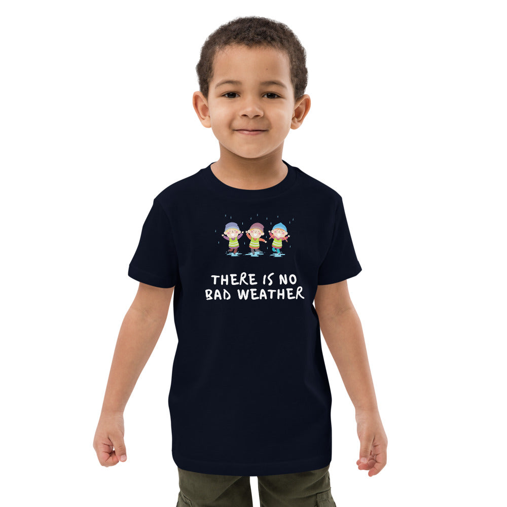 No Bad Weather Fall Organic Kids T-shirt