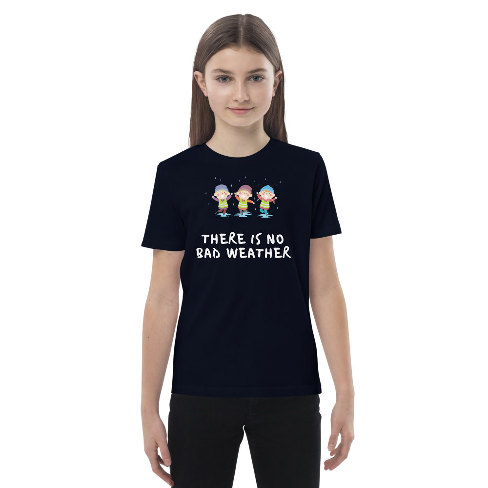 No Bad Weather Fall Organic Kids T-shirt
