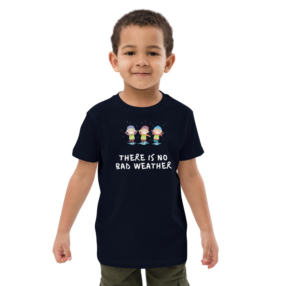 No Bad Weather Fall Organic Kids T-shirt