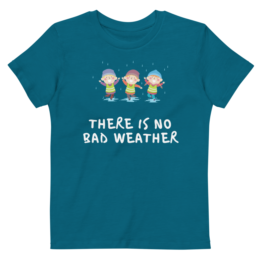 No Bad Weather Fall Organic Kids T-shirt
