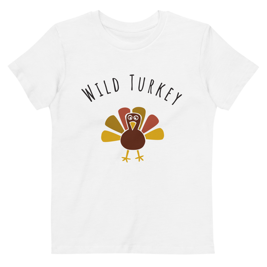 Wild Turkey Organic Fall Kids T-shirt