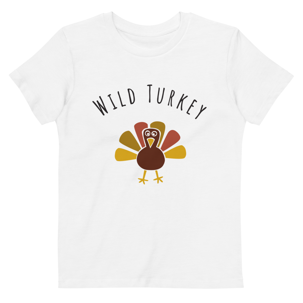 Wild Turkey Organic Fall Kids T-shirt