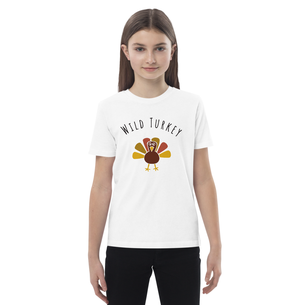 Wild Turkey Organic Fall Kids T-shirt