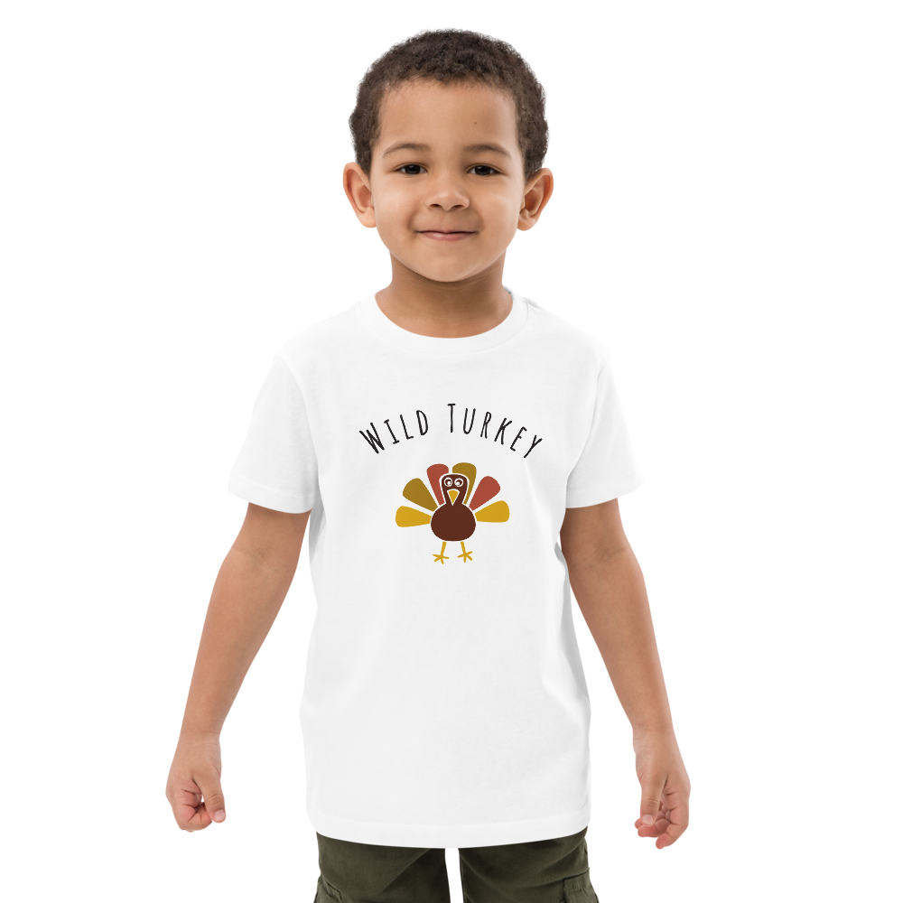 Wild Turkey Organic Fall Kids T-shirt
