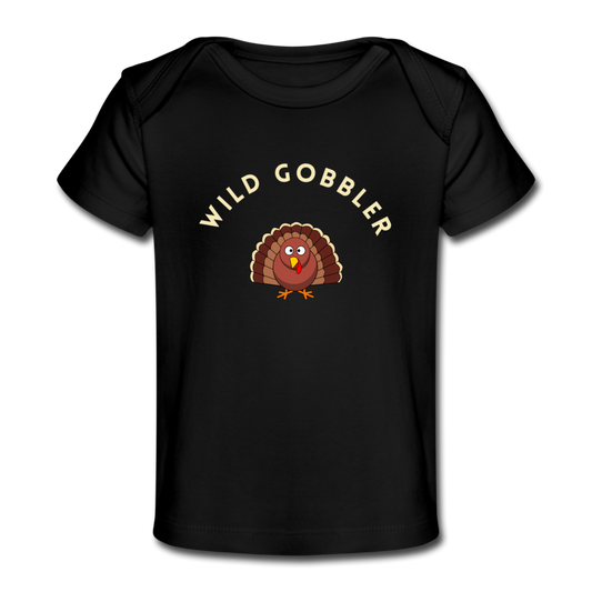 Wild Gobbler Organic Baby T-Shirt - black