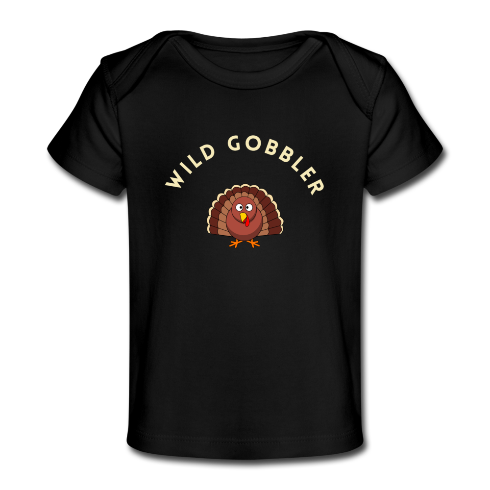 Wild Gobbler Organic Baby T-Shirt - black