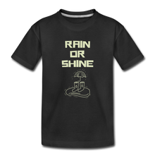 Load image into Gallery viewer, Rain or Shine Organic Toddler T-Shirt - black
