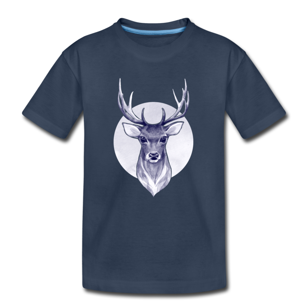 Kid’s Organic Buck T-Shirt - navy