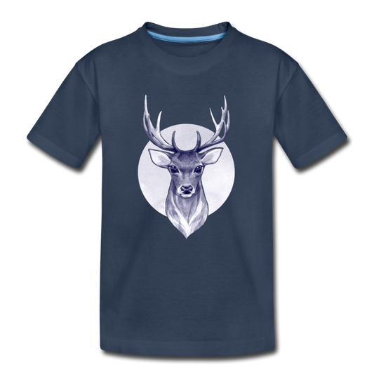 Kid’s Organic Buck T-Shirt - navy