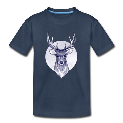 Kid’s Organic Buck T-Shirt - navy