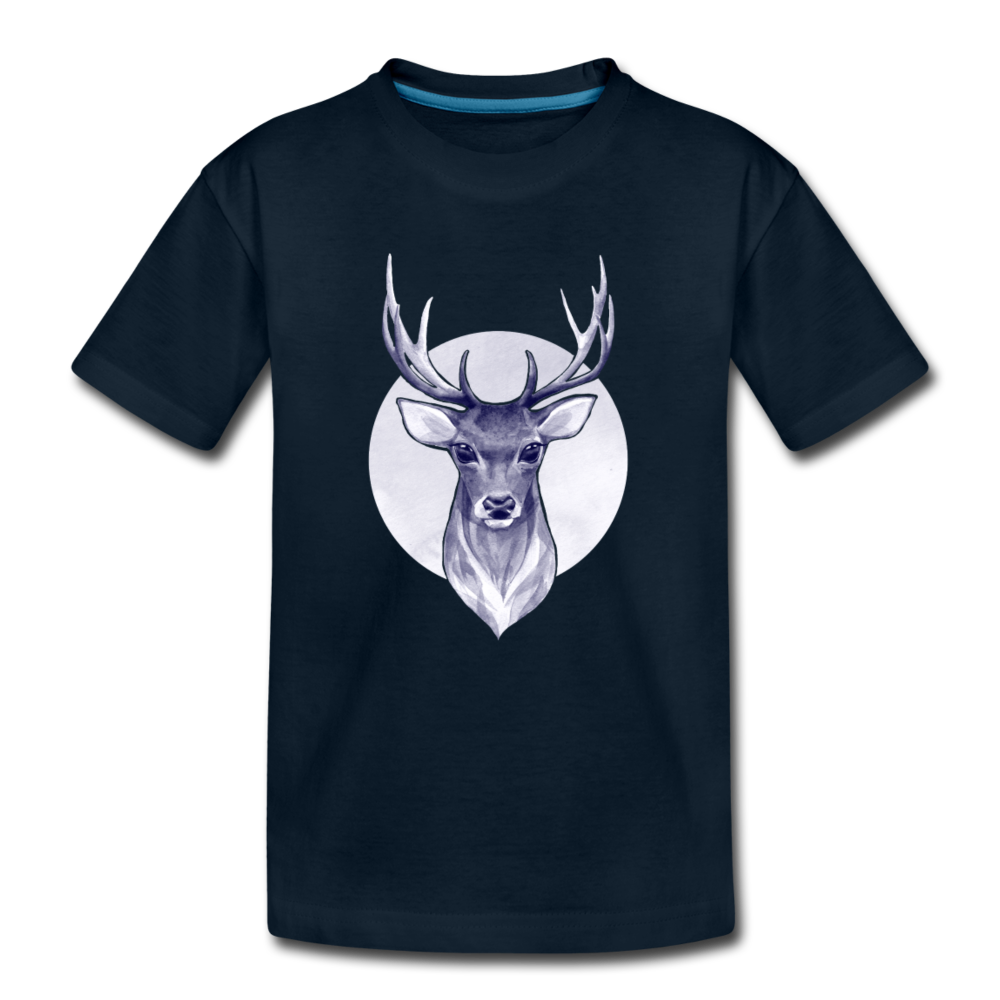 Kid’s Organic Buck T-Shirt - deep navy