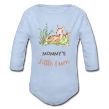 Load image into Gallery viewer, &quot;Little Fawn&quot; Organic Long Sleeve Onesie - sky
