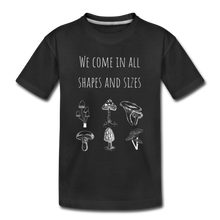 Load image into Gallery viewer, Mushrooms Organic Kids&#39; T-Shirt - black
