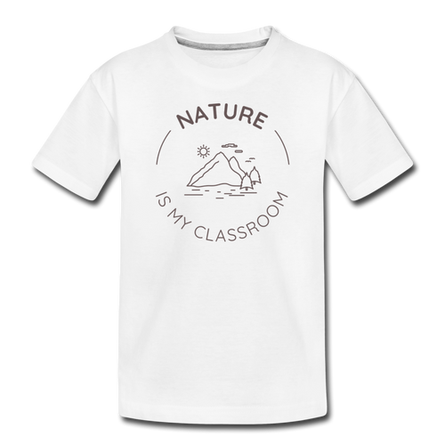 Nature Organic Kids' T-Shirt - white