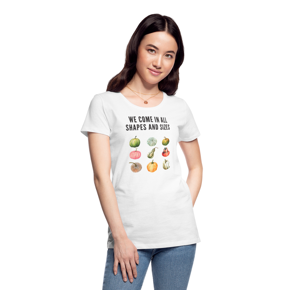 Women's Pumpkins Organic T-Shirt | White - white