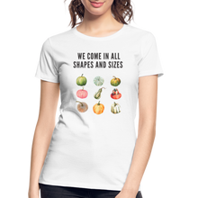 Load image into Gallery viewer, Women&#39;s Pumpkins Organic T-Shirt | White - white
