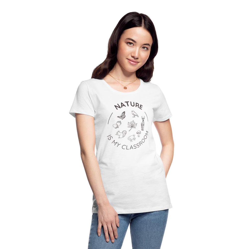 Women's Nature Classroom Organic T-Shirt | White - white