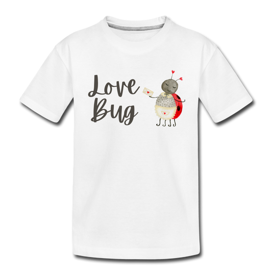 Love Bug Kids' Organic T-shirt - white