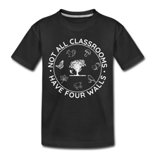 Load image into Gallery viewer, Not All Classrooms Have Four Walls Organic Toddler T-shirt - black
