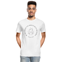 Load image into Gallery viewer, Be the Change Men’s Organic T-Shirt - white

